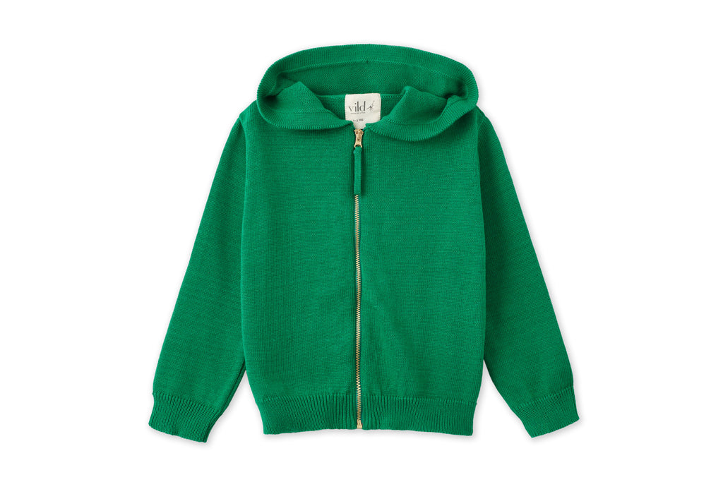 Organic Cotton Knit Cardigan