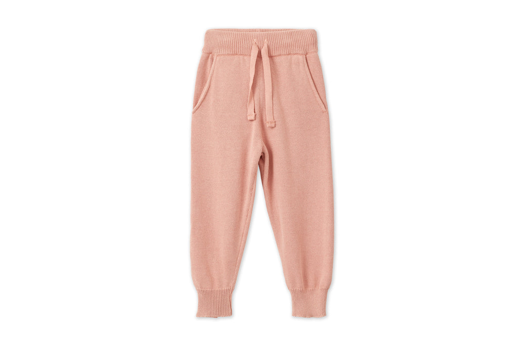 Organic Cotton Knit Joggers