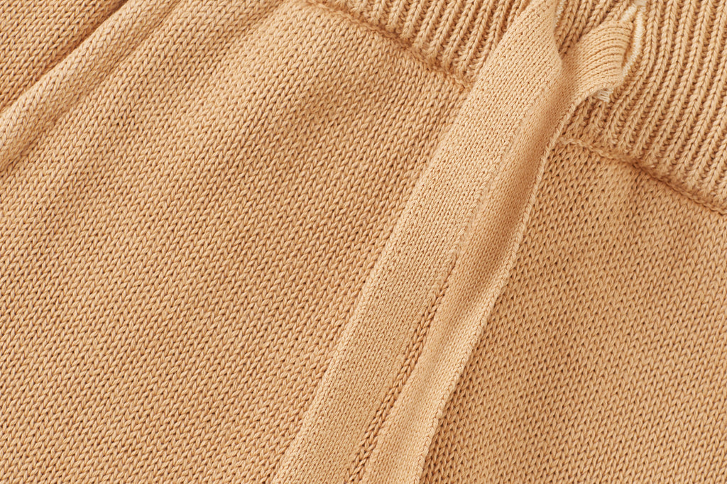 Organic Cotton Knit Joggers
