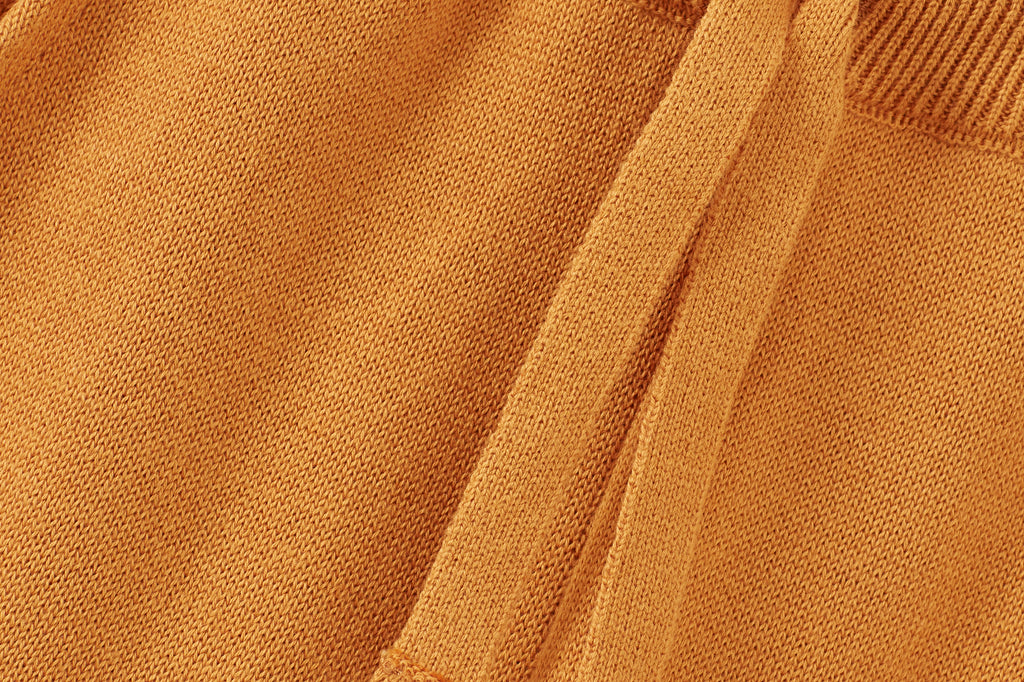 Organic Cotton Knit Wide Leg Trousers