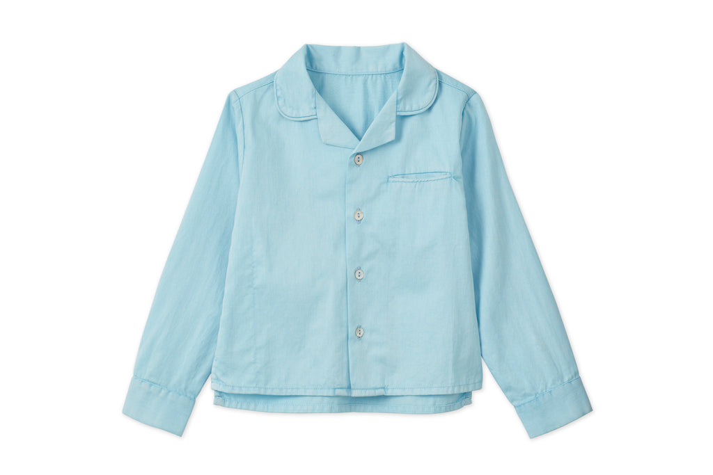LS Organic Cotton Woven Collared Shirt