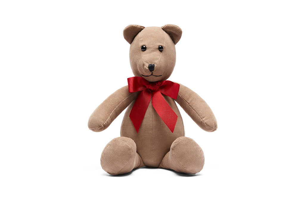 Upcycled Teddy Bear, Small - Organic Cotton Corduroy