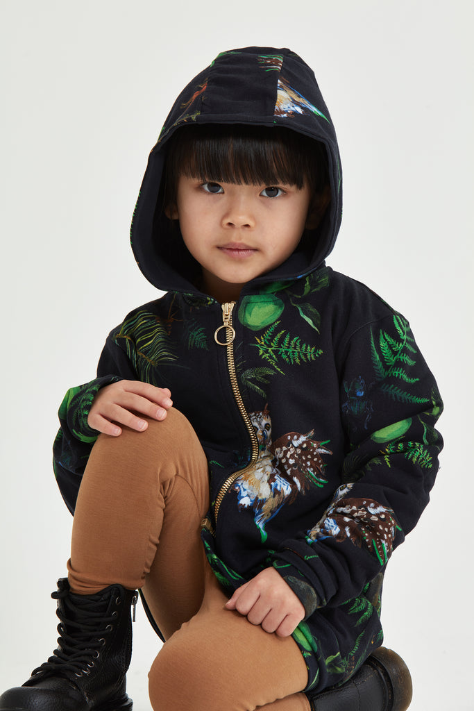 Vild Lab No.7 - Night Forest, Organic Cotton Hoodie